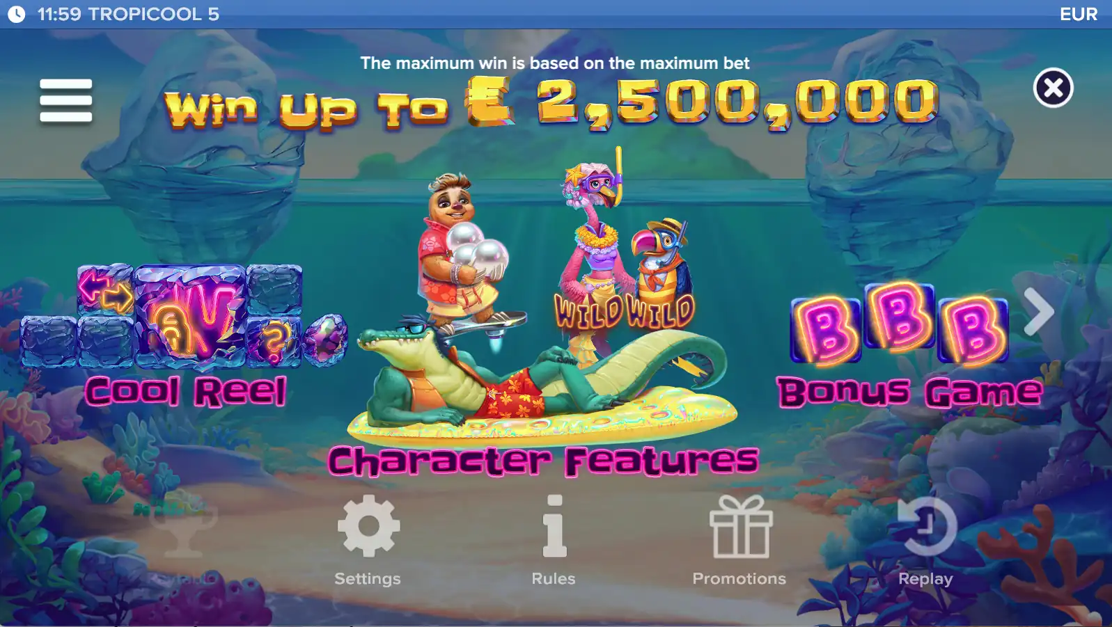 Tropicool 5 functies overzicht